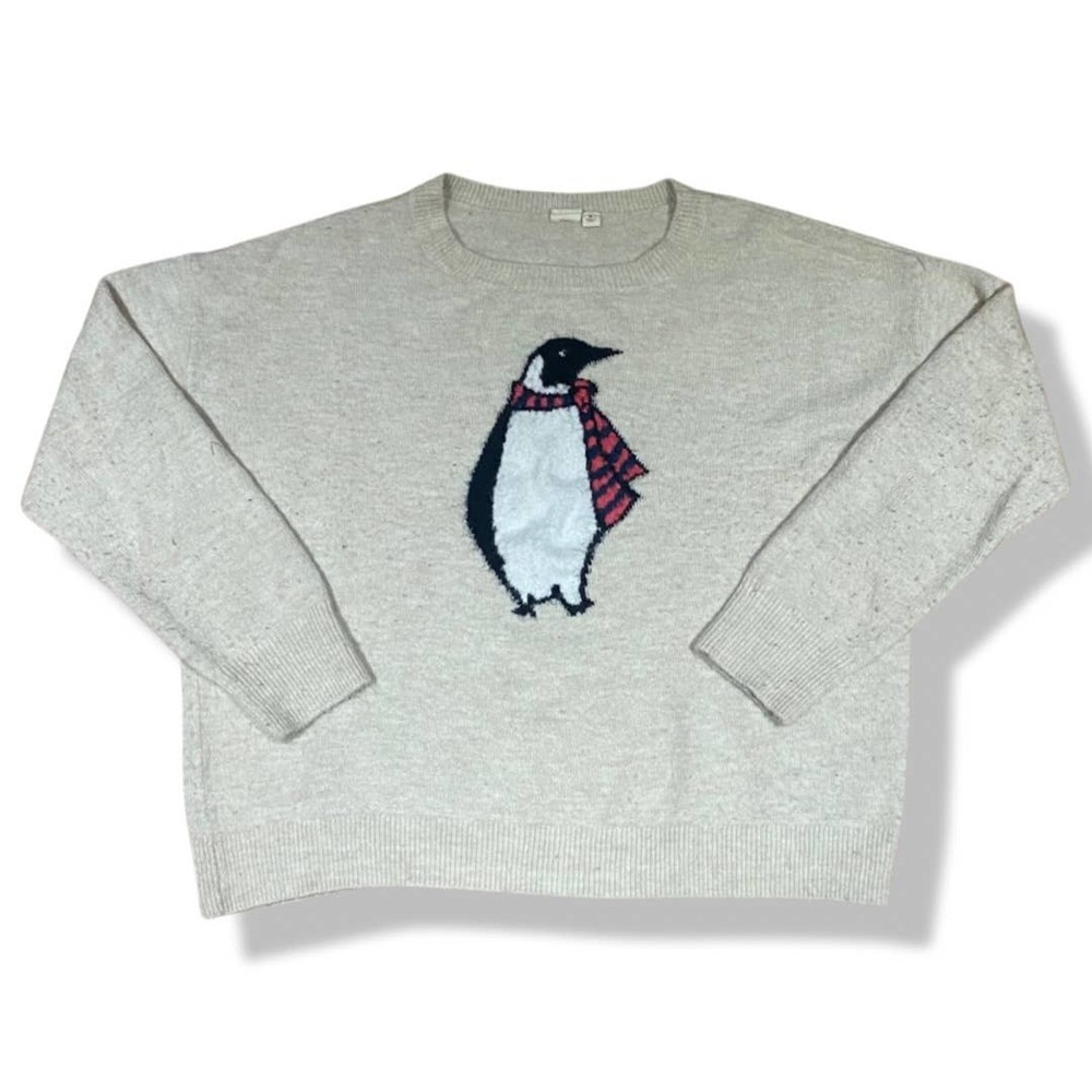 Women’s GAP “Penguin” Wool Knit Sweater Size M